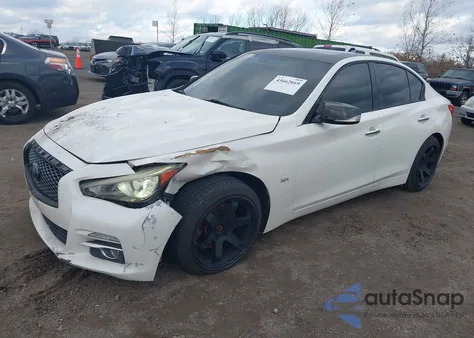 2017 Infiniti Q50 3.0T Premium из США, поврежденный, VIN JN1EV7AR4HM833207